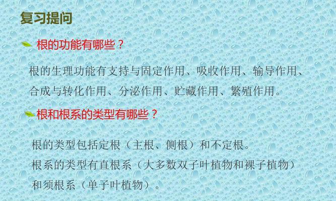 茎的神奇之处（揭开植物身体组成之谜）