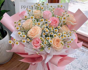 在媳妇生日送玫瑰花合适吗？女生是否也可以送花？