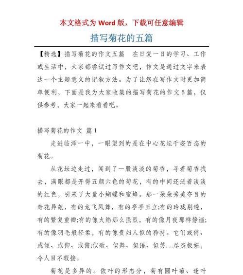 写菊花文章开头句子怎么写？有哪些吸引人的开头？
