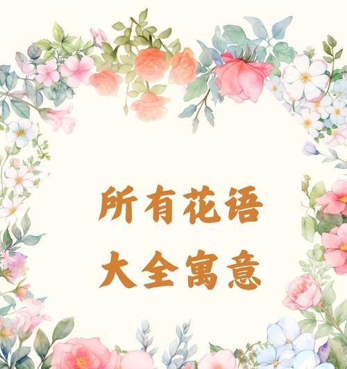 心之花的花语和寓意通常是什么？