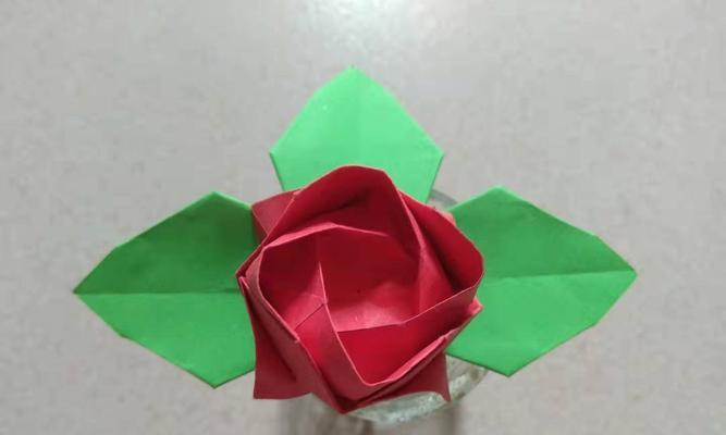 扇叶子折玫瑰花的教程是什么？步骤如何？
