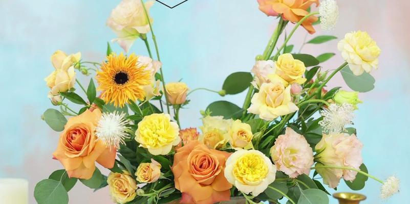 玫瑰花半成品插花技巧是什么？