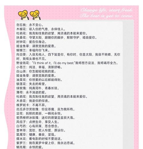 表达“只爱一个”的花语是什么？它传递了怎样的承诺？