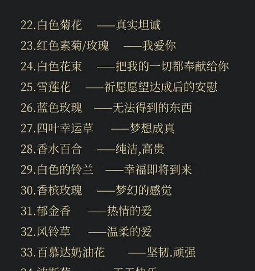 中国花语表达爱意的花是什么花？哪种花代表爱情？