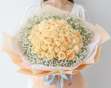 33朵香槟玫瑰代表什么？花语有何含义？