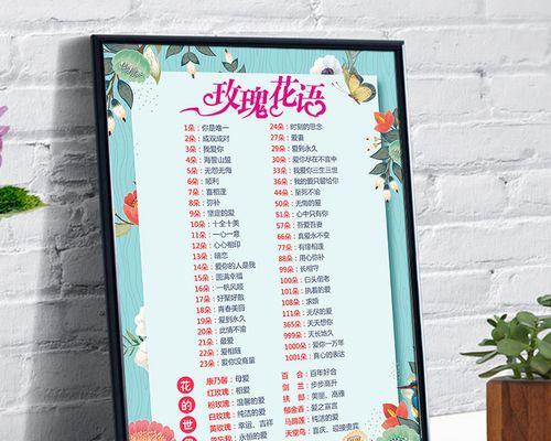 彩色的假玫瑰花的花语是什么？
