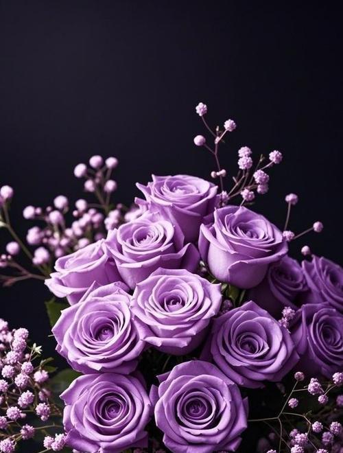 香水玫瑰紫色的花语是什么？紫色香水玫瑰的花语代表什么？