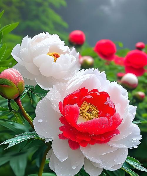 牡丹花只长秧子不长花蕊的原因是什么？