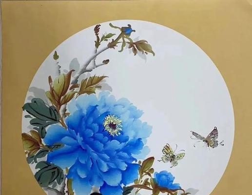 怎样钩出最佳效果的蓝色牡丹花蕊？