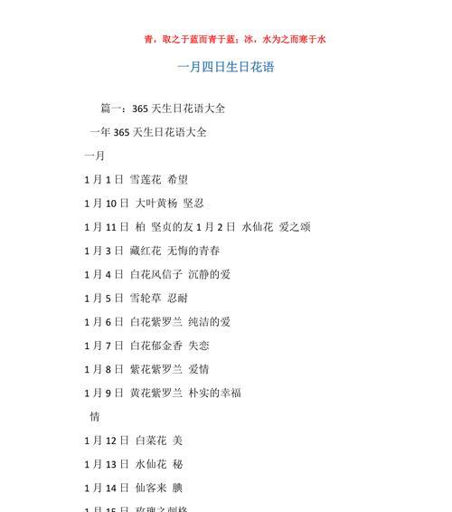 每个月的花语是什么？如何根据月份选择花卉？