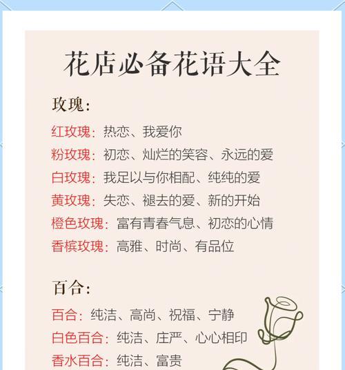 花卉及花语的寓意是什么？如何解读花卉的语言？
