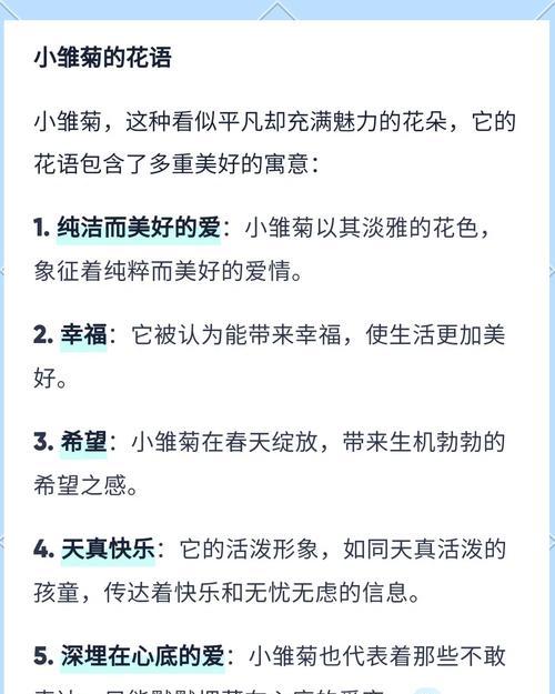 小菊蕾花语代表什么？如何用小菊蕾花语表达情感？