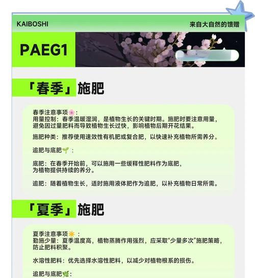 盆景植物施肥的正确方法是什么？