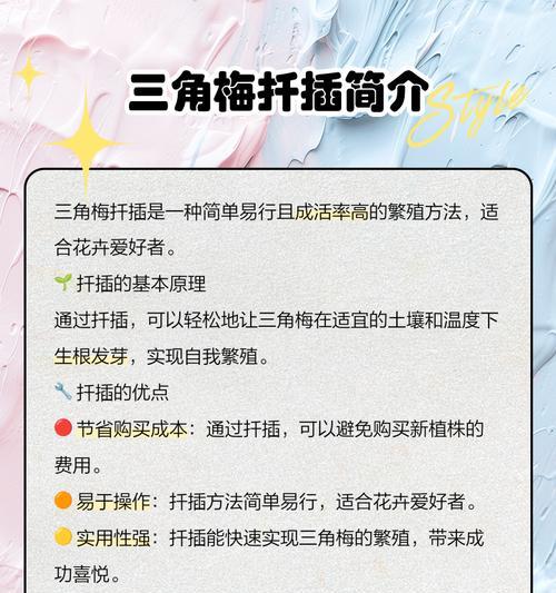 三角梅扦插气生根的处理技巧有哪些？
