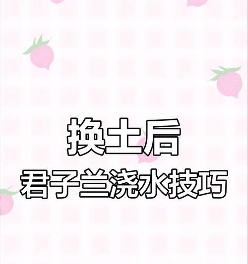 君子兰换完土浇水方法是什么？换土后多久浇水合适？