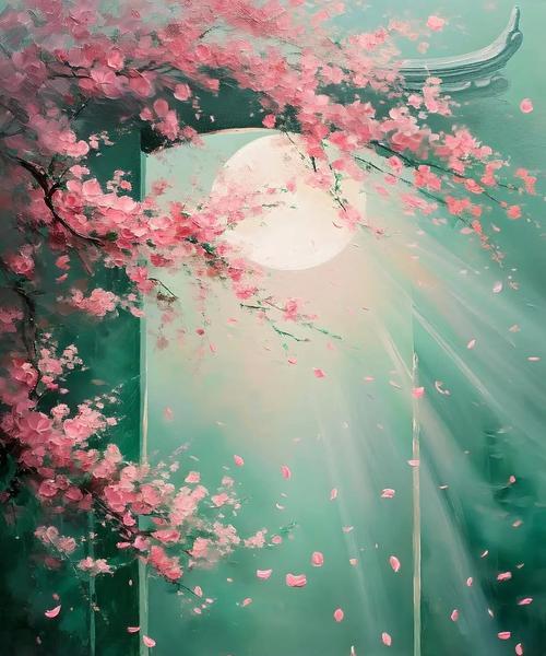 海棠花开，寓意美好生活（花开时节，幸福绽放）