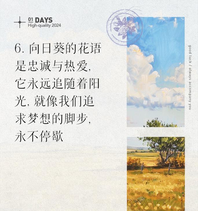 向日葵（明亮的笑容，温暖的感触）