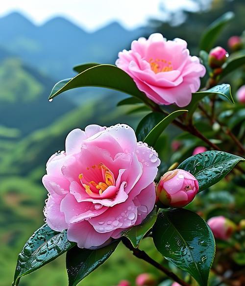 山茶花的花语——传递爱与希望的美丽使者（热爱、坚韧、青春、纯洁、自由、温暖）