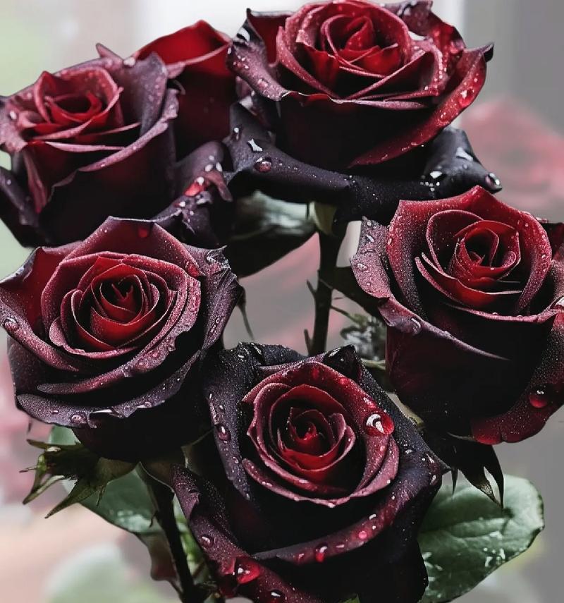 戴黑色头花的玫瑰代表什么？黑色玫瑰花的花语是什么？