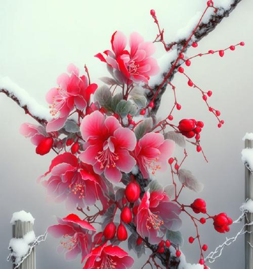 红色鱼和花一起出现寓意着什么？