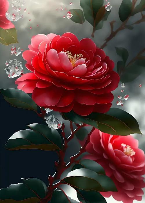红色圆形花代表什么？