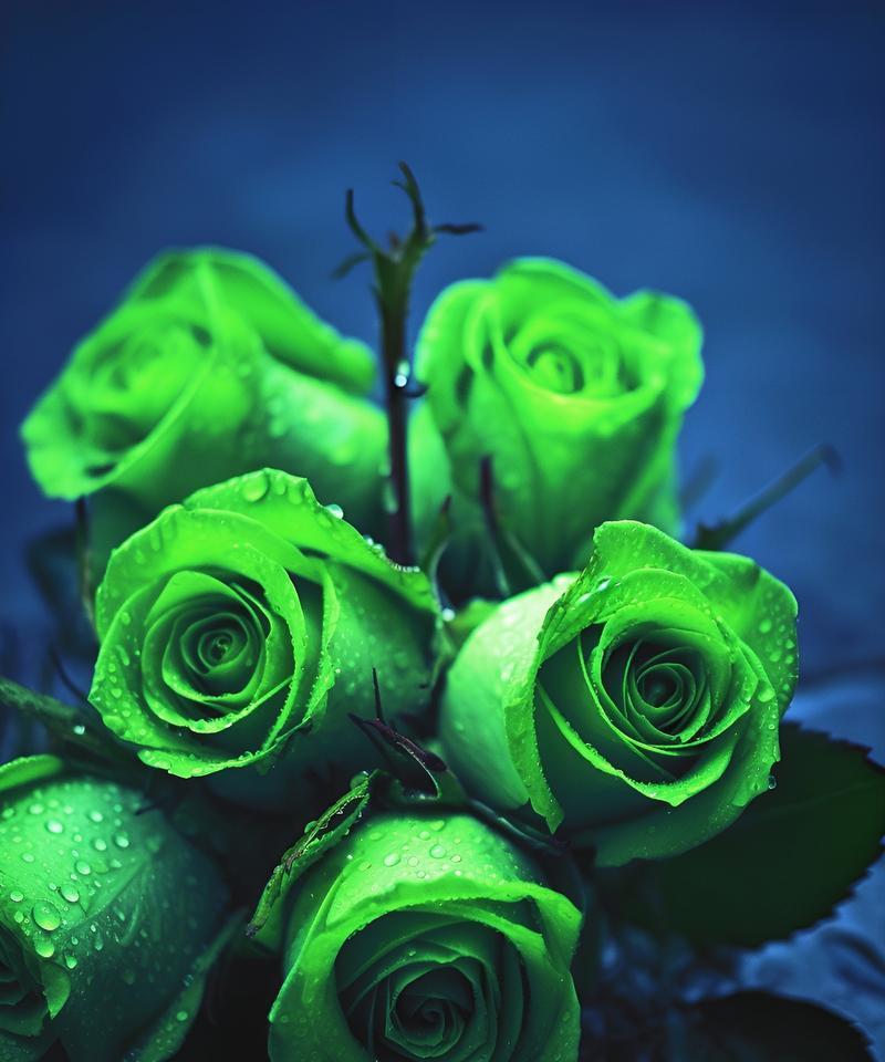 绿色玫瑰花代表什么？送绿色玫瑰花有何特别意义？