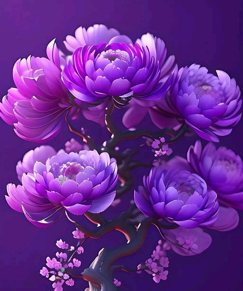 茄紫色牡丹花代表什么意义？