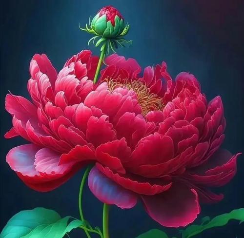 红色小牡丹花代表什么意义？